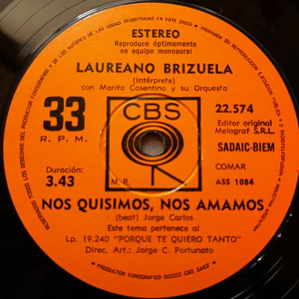 Laureano Brizuela — Nos Quisimos, Nos Amamos / Una Que Otra Aventura
