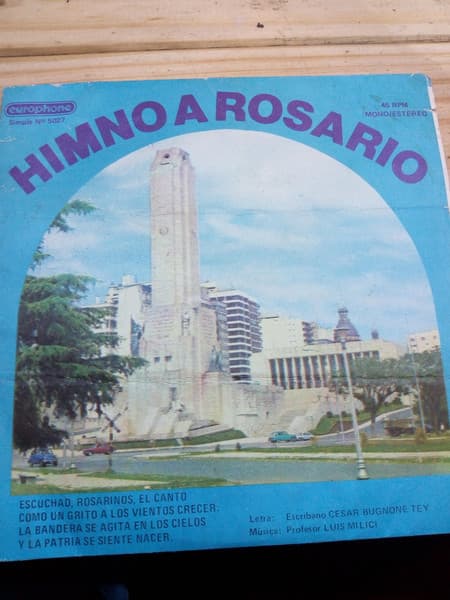 Gran Orquesta Rosario & Abel Pizzicatti — Himno a Rosario (con música y coros) - Himno a Rosario (recitado)