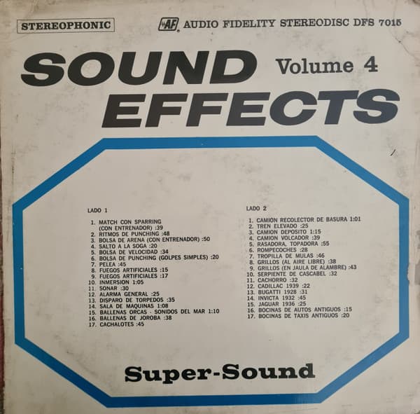 No Artist — Sound Effects, Volume 4