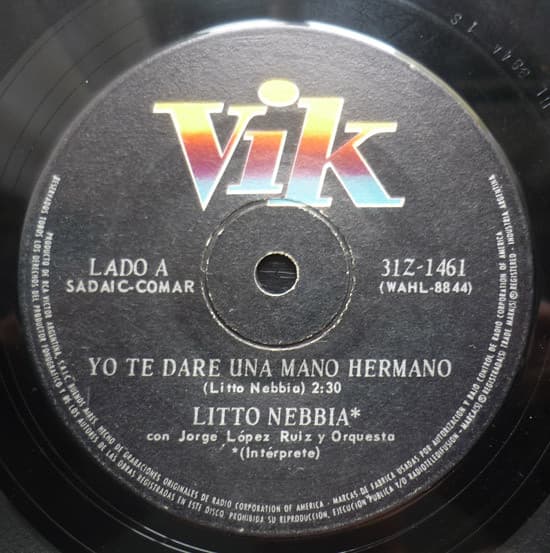 Litto Nebbia & Jorge López Ruiz Y Orquesta — Yo Te Daré Una Mano Hermano