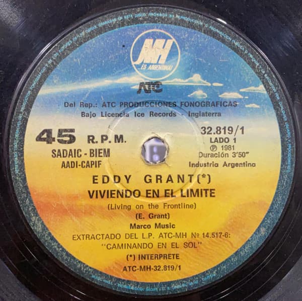 Eddy Grant — Viviendo En El Limite = Livin On The Frontline