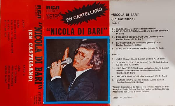 Nicola Di Bari — Nicola Di Bari En Castellano