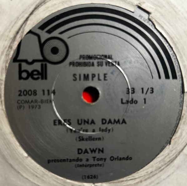 Dawn & Tony Orlando — Eres Una Dama