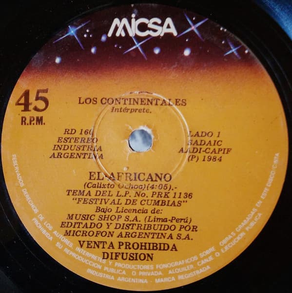 Los Continentales — El Africano / El Medio Peso
