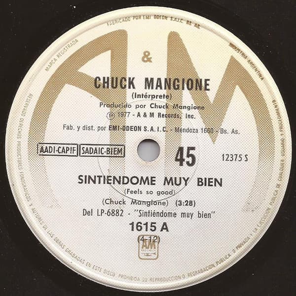 Chuck Mangione — Sintiendome Muy Bien (Feels So Good)