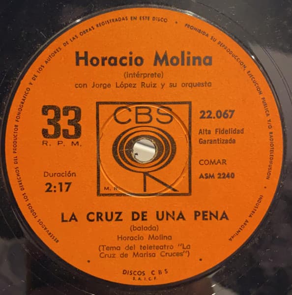 Horacio Molina — La Cruz De Una Pena / Relax