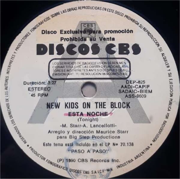 New Kids On The Block — Esta Noche = Tonight