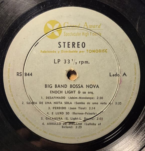 Enoch Light & Su Orq. — Big Band Bossa Nova