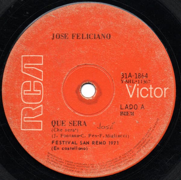 José Feliciano — Que Sera / Adios Amor