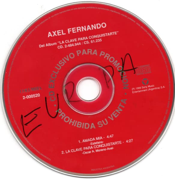 Axel Fernando — Amada Mia / La Clave Para Conquistarte