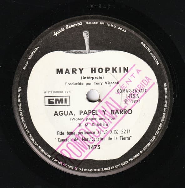 Mary Hopkin — Water, Paper & Clay