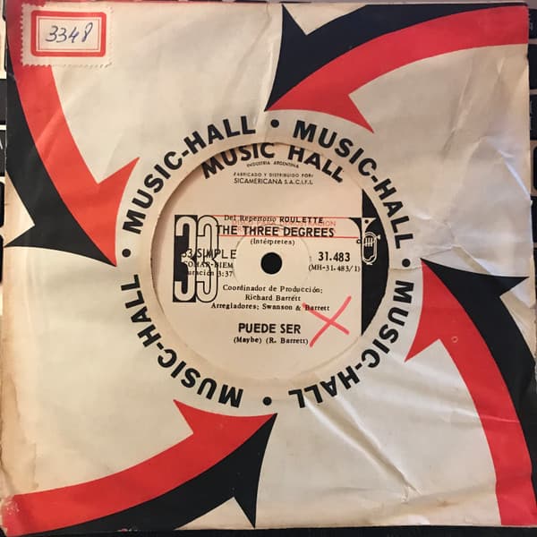 The Three Degrees — Puede Ser = Maybe / Un Domingo Sin Tu Amor = Sugar On Sunday