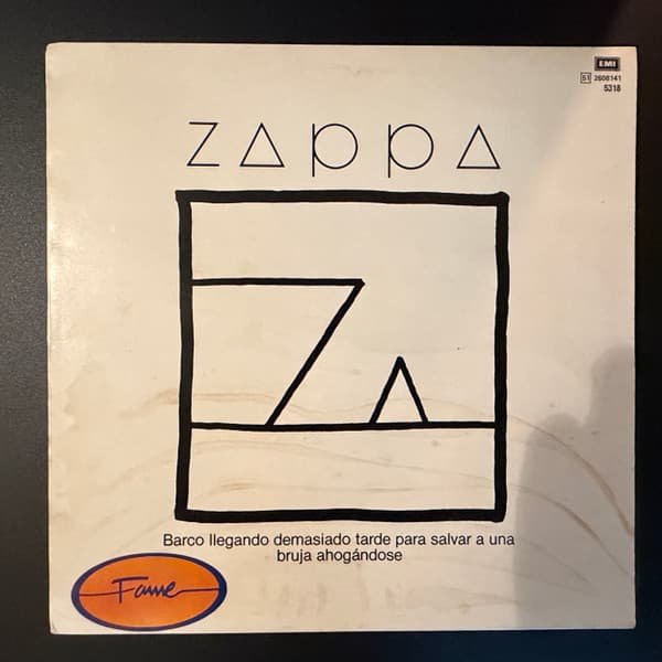 Frank Zappa — Barco Llegando Demasiado Tarde Para Salvar A Una Bruja Ahogándose