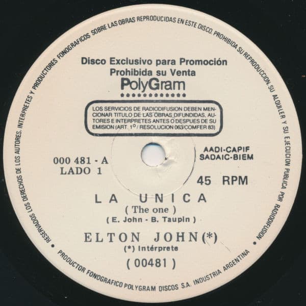 Elton John — The One