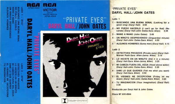 Daryl Hall, John Oates — Private Eyes