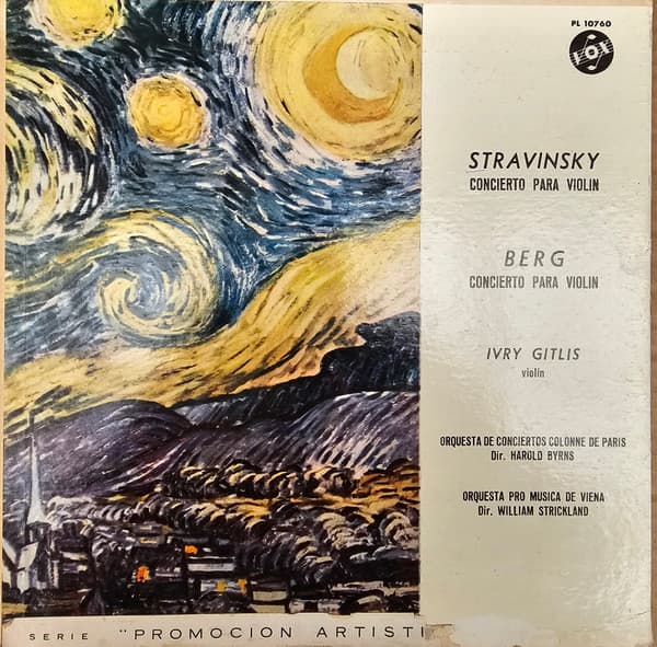 Stravisnky & Berg & Ivry Gitlis — Concierto Para Violin / Concierto Para Violin