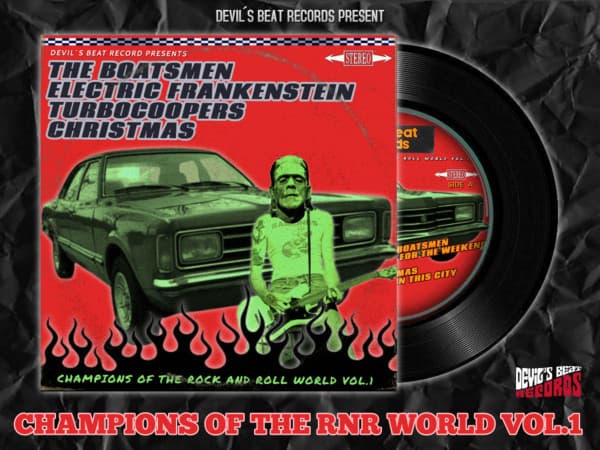 Christmas & The Boatsmen & Electric Frankenstein & Turbocoopers — Champions Of The Rock And Roll World Vol.1