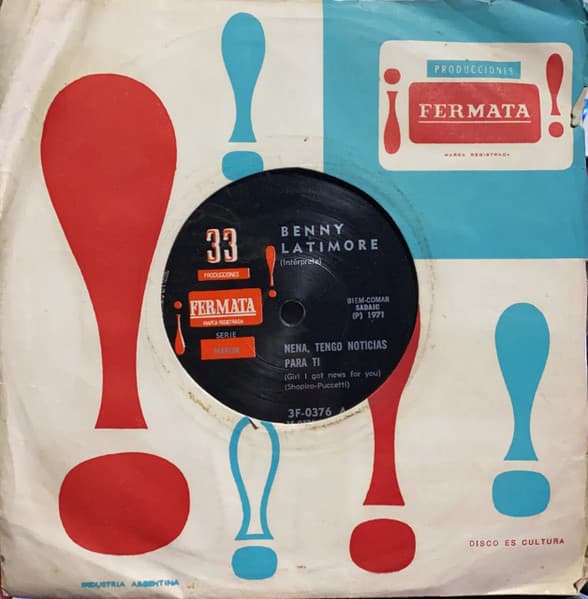 Benny Latimore — Nena Tengo Noticias Para Ti