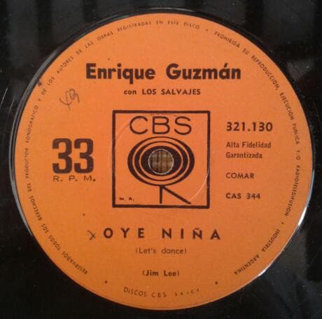 Enrique Guzmán — Oye Niña / Tristes Noches