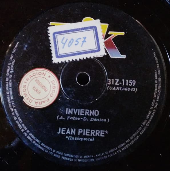 Jean Pierre — Invierno / Quiero Hacer Una Cancion