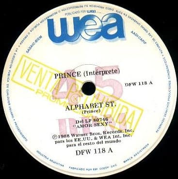 Prince & Chicago — Alphabet St. / I Don't Wanna Live Without Your Love