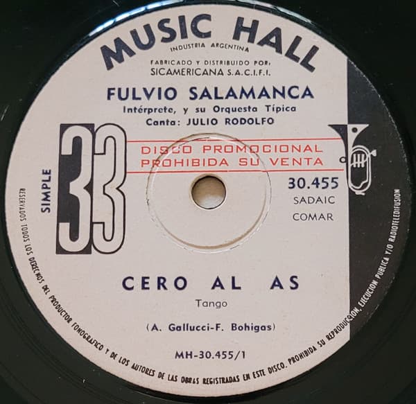 Fulvio Salamanca — Cero al as - Carmen