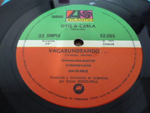 Otis & Carla & Bar-Kays — Tramp / Soul Finger