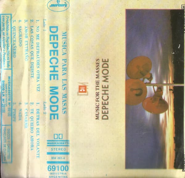 Depeche Mode — Music For The Masses = Musica Para Las Masas