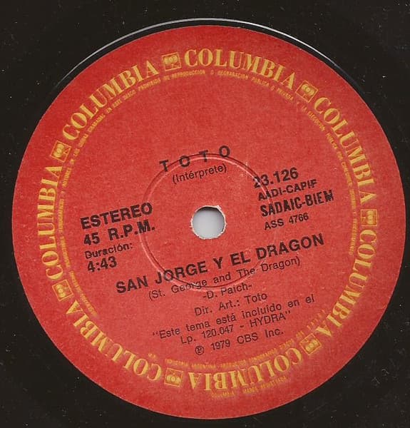 Toto — San Jorge Y El Dragon (St. George And The Dragon)