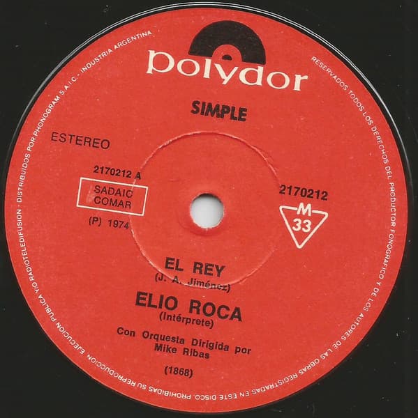 Elio Roca — El Rey / Me Dicen, Te Digo