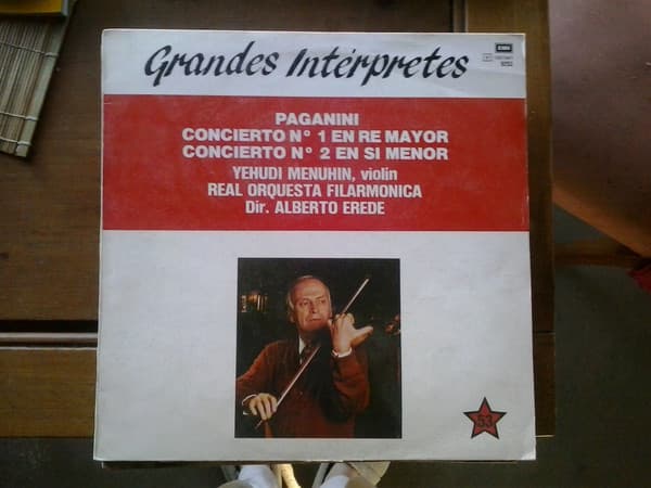Paganini & Yehudi Menuhin & Royal Philharmonic Orchestra & Alberto Erede — Violin Concertos Nos 1 & 2
