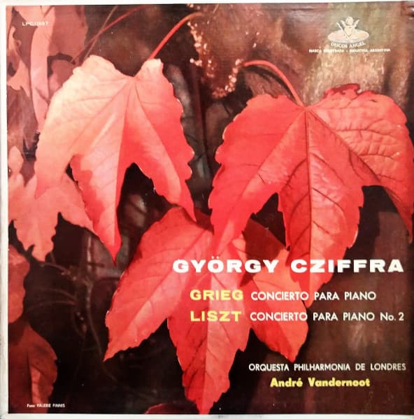 Grieg & Liszt & Cziffra & Philharmonia Orchestra & Vandernoot — Gyorgy Cziffra - Grieg: Piano Concerto / Liszt: Piano Concerto No. 2