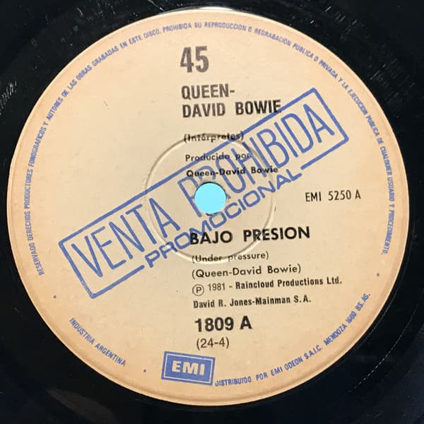 Queen & David Bowie — Bajo Presion = Under Pressure