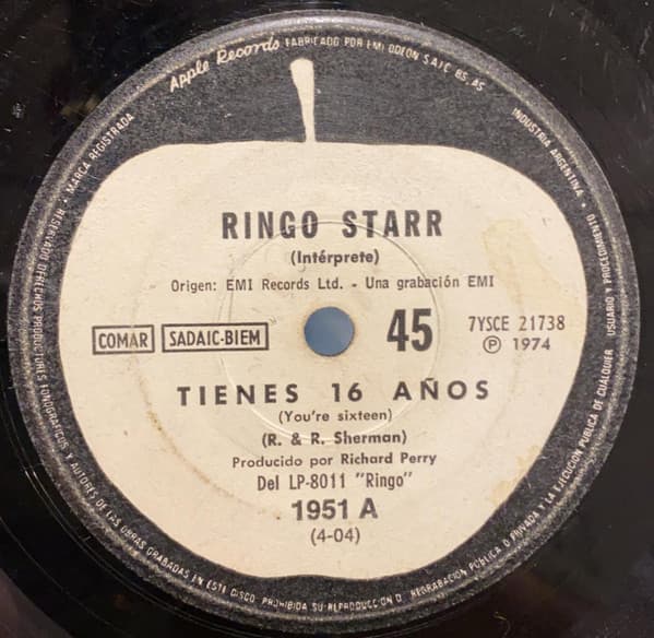 Ringo Starr — Tienes 16 Años
