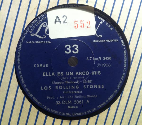 Los Rolling Stones — Ella Es Un Arco Iris / A 2.000 Años Luz Del Hogar