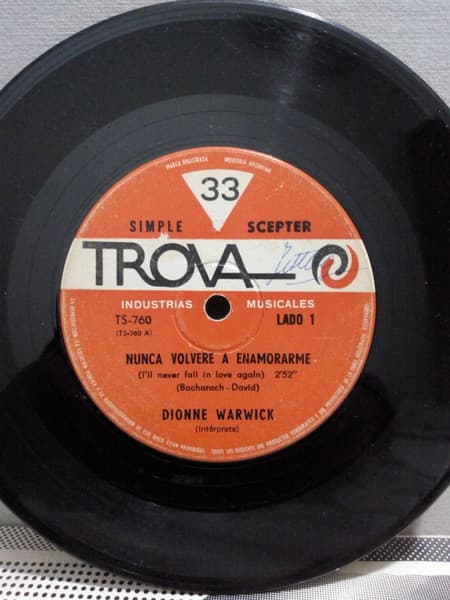 Dionne Warwick — Nunca Volveré A Enamorarme / Hey Jude