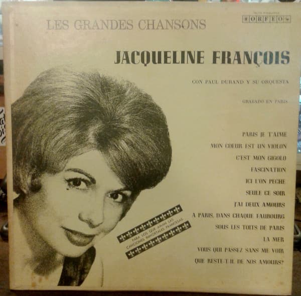 Jacqueline François & Paul Durand Et Son Orchestre — Les Grandes Chansons