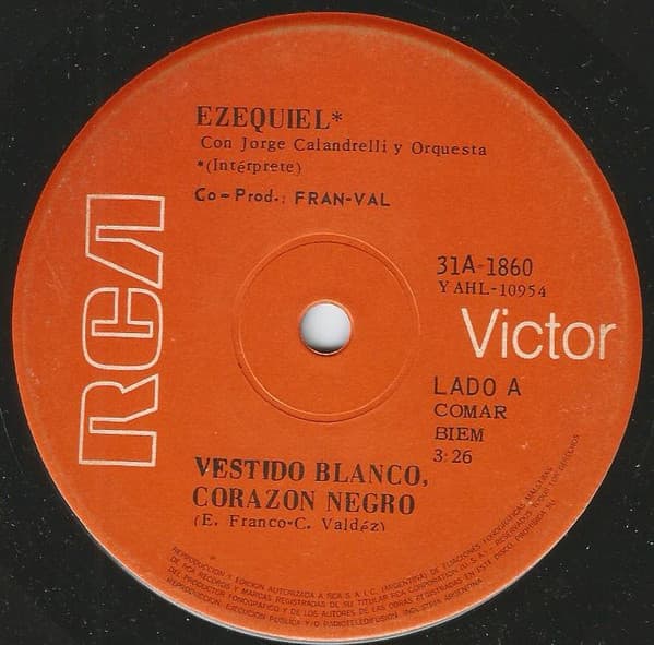 Ezequiel — Vestido Blanco, Corazon Negro