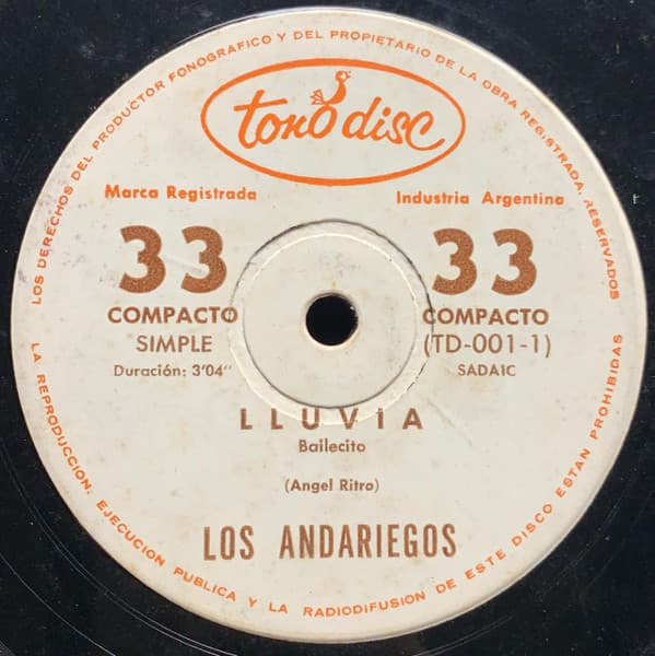 Los Andariegos — Lluvia
