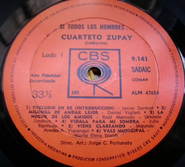 Cuarteto Zupay — Si Todos Los Hombres...