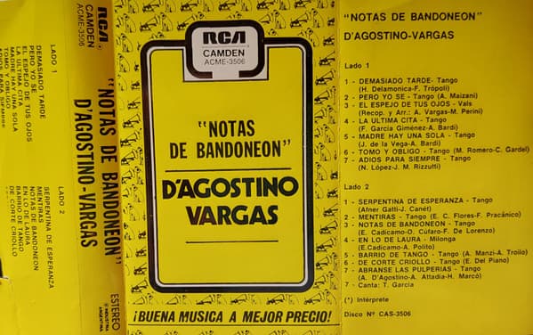 D'Agostino & Vargas — Notas De Bandoneon