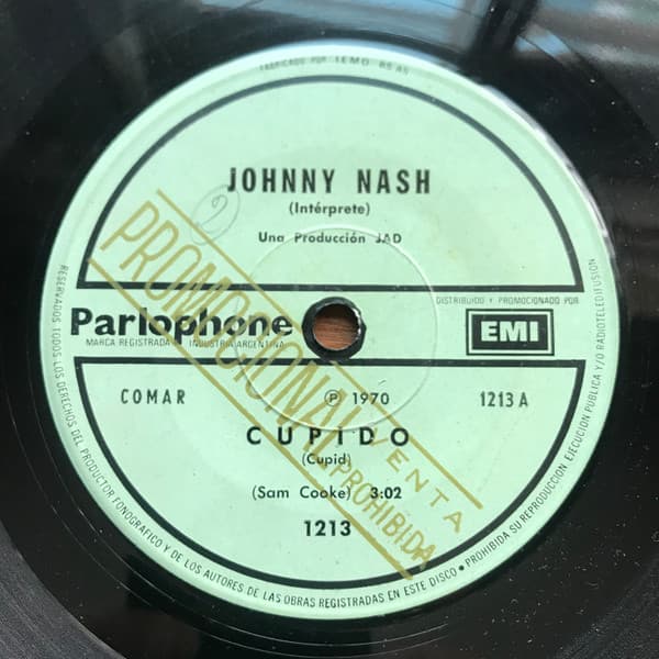 Johnny Nash — Cupido = Cupid