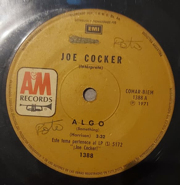 Joe Cocker — Alho / Ella Entro Por La Ventana Del Baño
