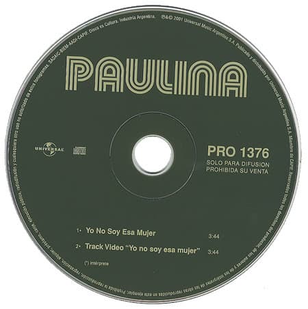 Paulina — Yo No Soy Esa Mujer