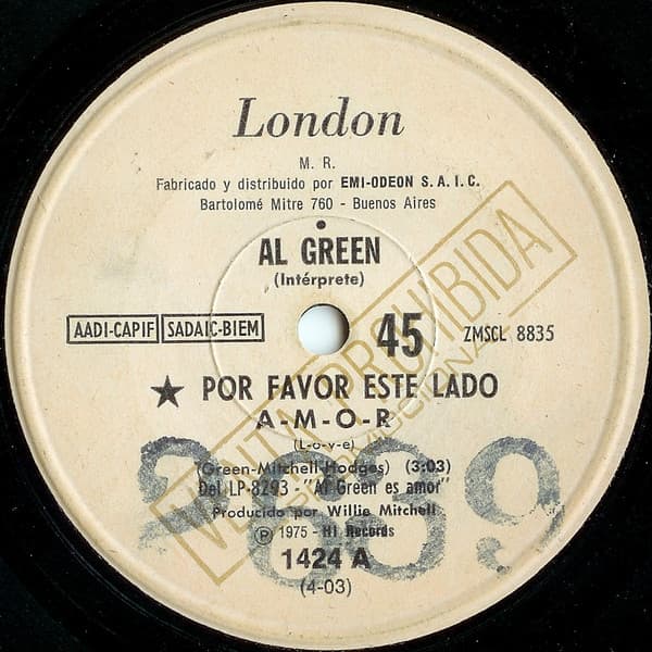 Al Green — A-M-O-R = L-O-V-E