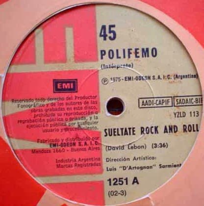 Polifemo — Sueltate Rock And Roll / Vamos Tranquilos