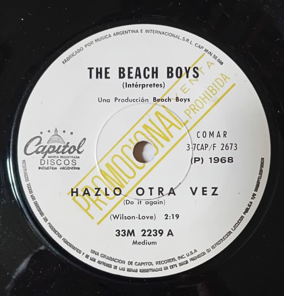 The Beach Boys — Hazlo Otra Vez = Do It Again