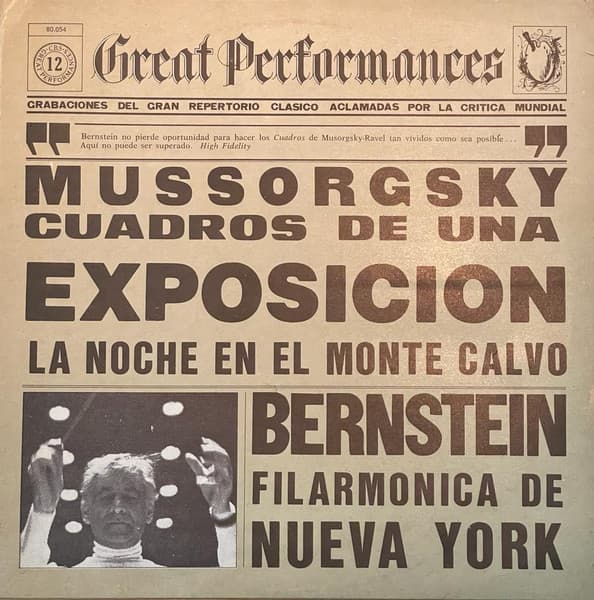 Mussorgsky & Bernstein & New York Philharmonic — Pictures At An Exhibition/A Night On Bald Mountain