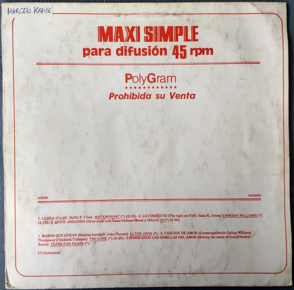 Various — Maxi Simple Para Difusion 45 Rpm