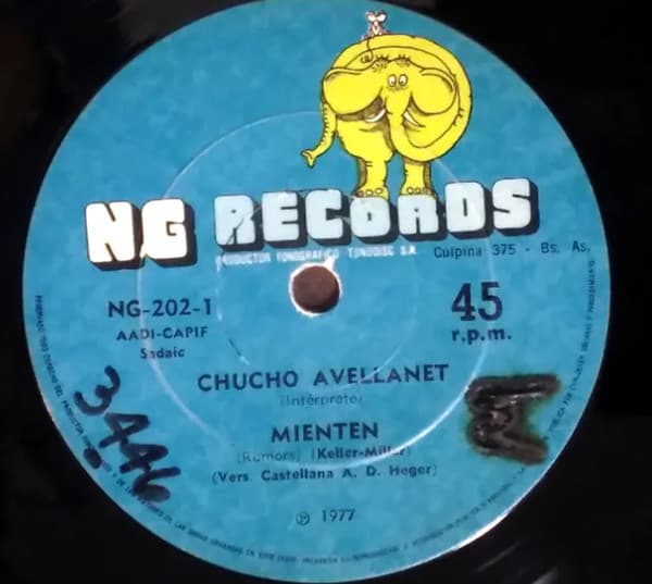 Chucho Avellanet — Mienten = Rumors / Jamás Te Olvidaré = I Can't Stop Loving You